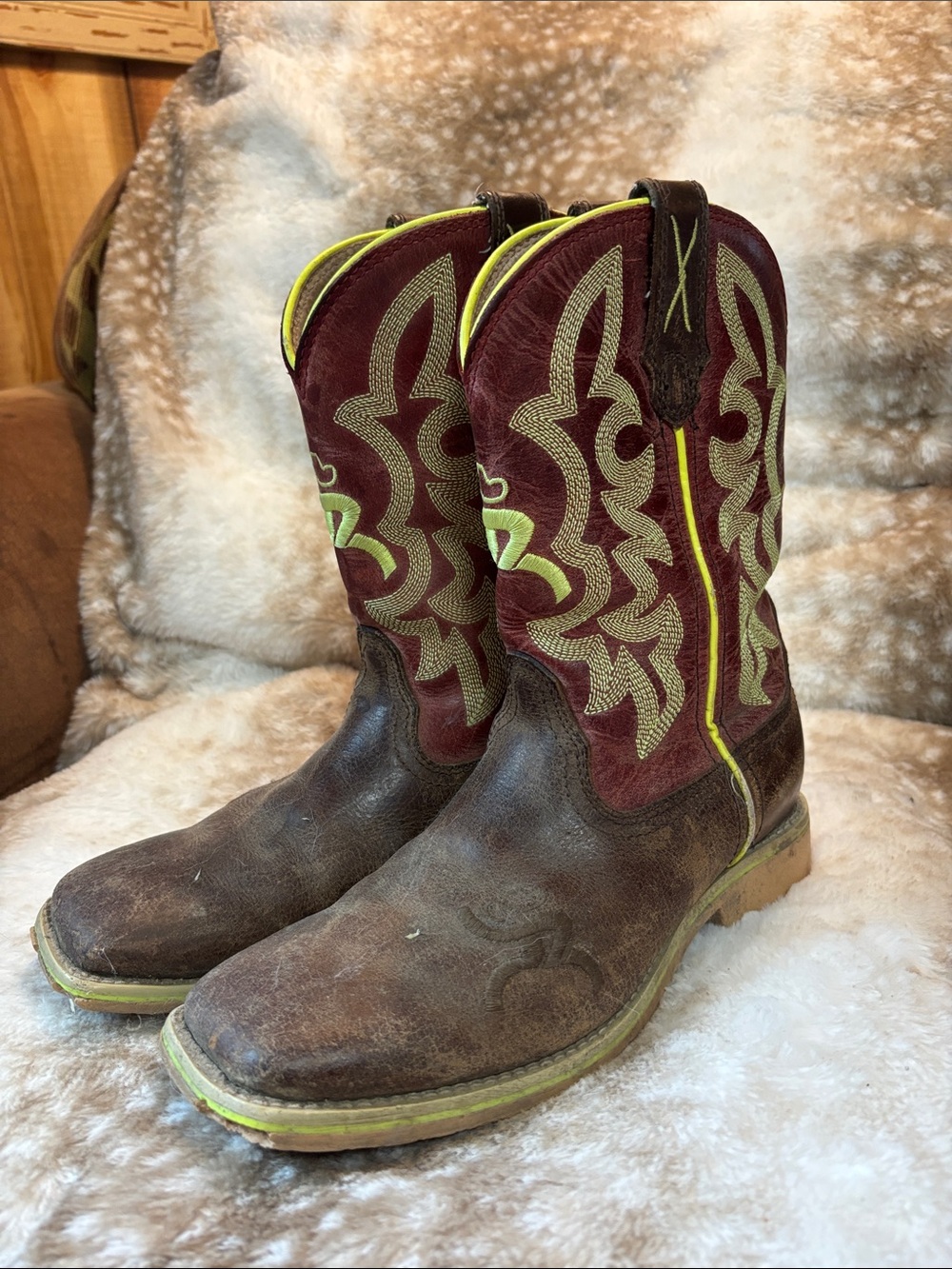 TWISTED X YOUTH HOOEY COWBOY BOOTS Size 2M